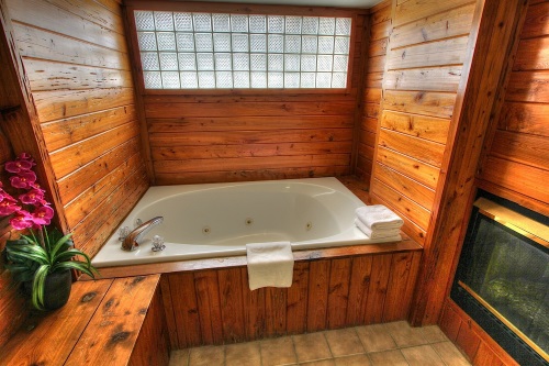 Johnsons Inn Gatlinburg badkamer
